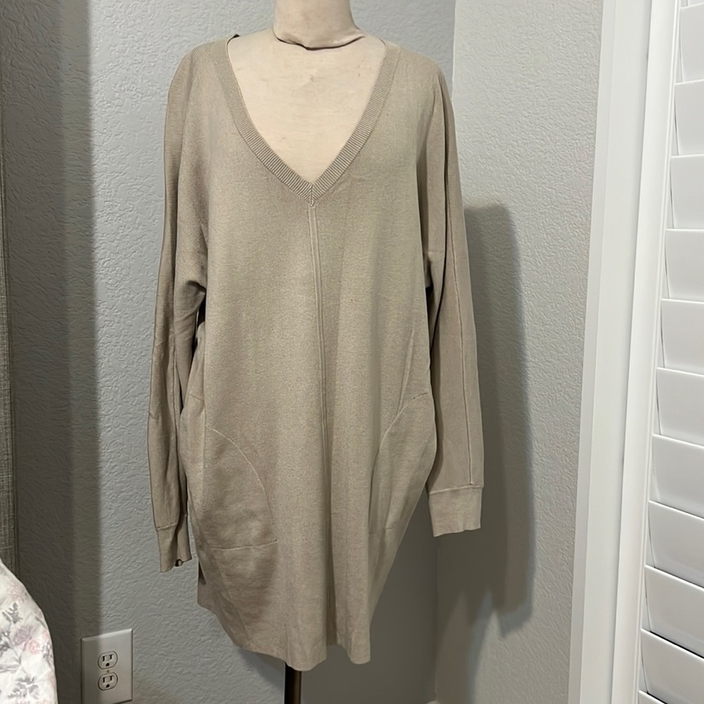 Beige shirt dress from Anthroplogie